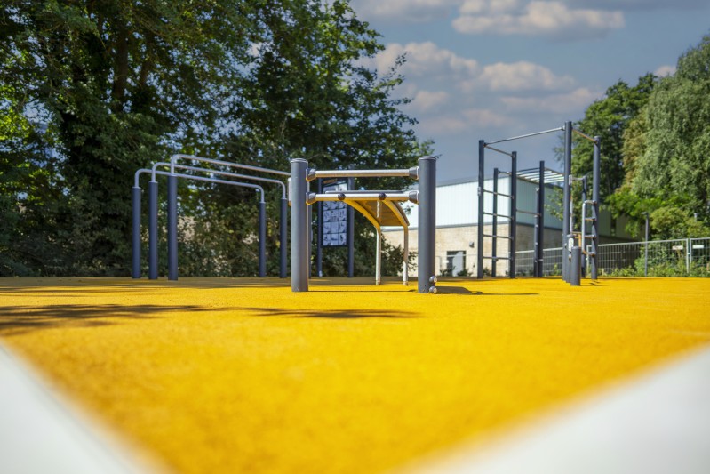 Spielplatzbereich der Freianlagen in Winsen wurden durch die Firma Boymann erstellt.