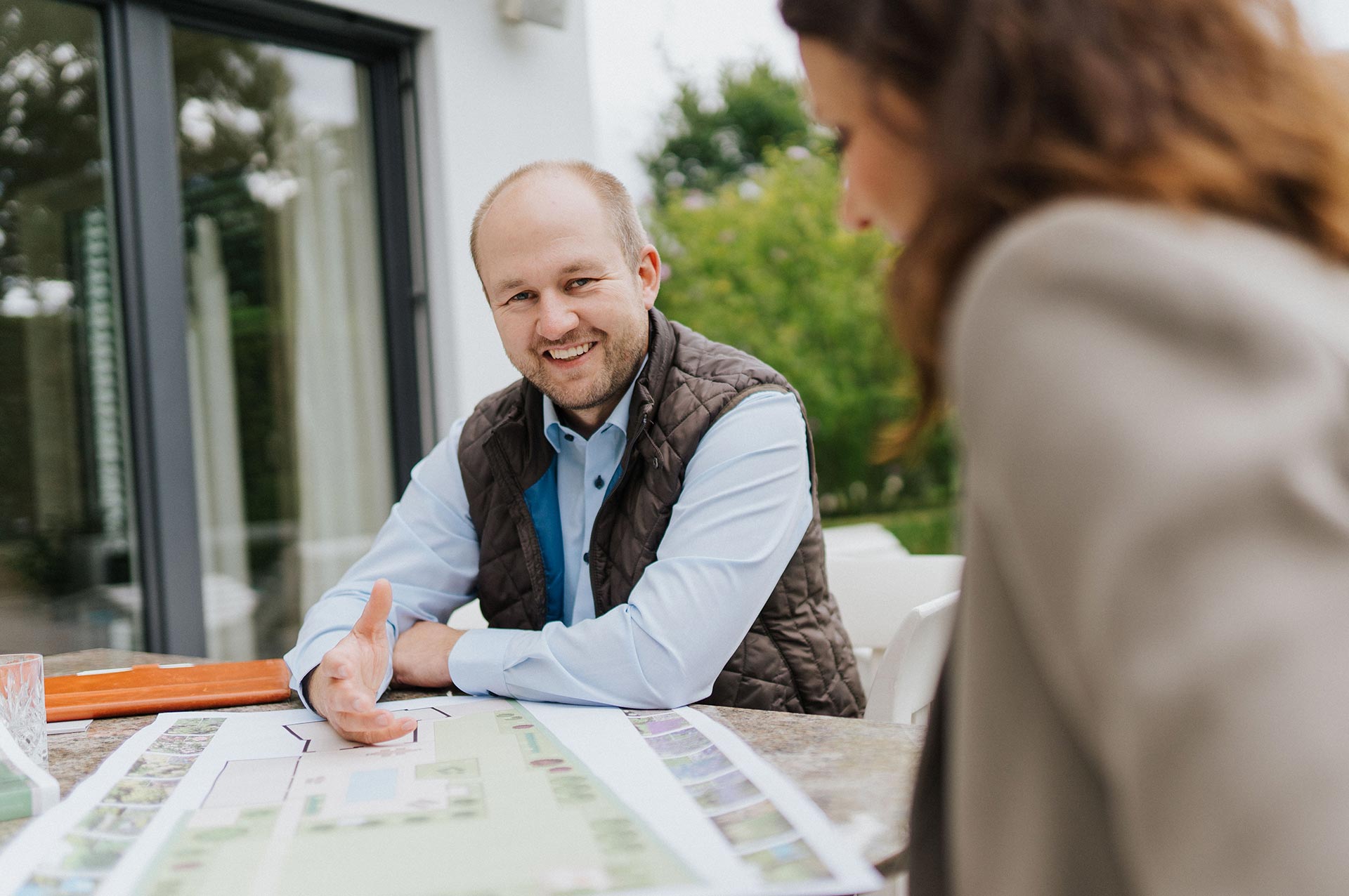 Hausgarten Beratungsgespräch