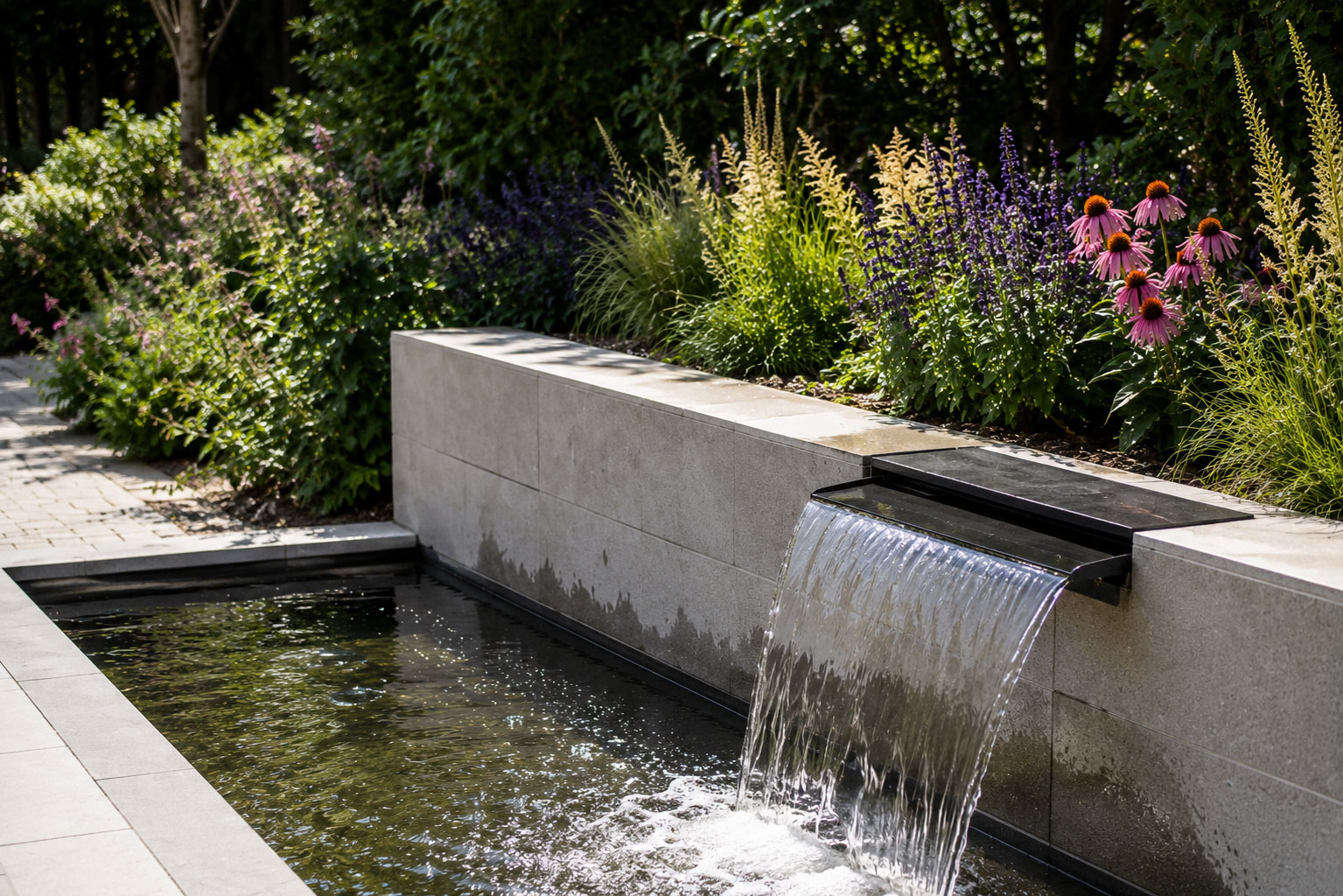 Wasserflächen, die Ihren Garten zu einem Ort mit besonderer Tiefe machen
