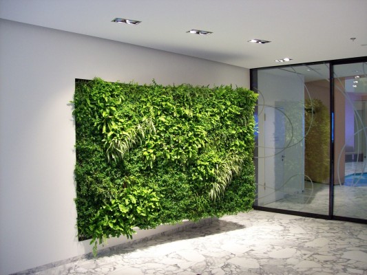 Vertikalbegrünung - ETHIANUM Klinik, Heidelberg