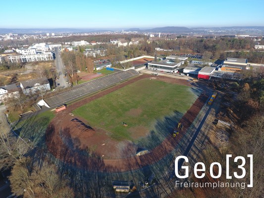 Luftbild Sportanlage Justus-Liebig-Universität Gießen