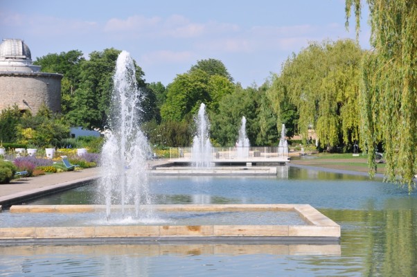 Wasserachse im Egapark in Erfurt