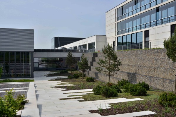 Freiflächen am Solarlux-Campus in Melle