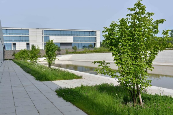 Freiflächen am Solarlux-Campus in Melle