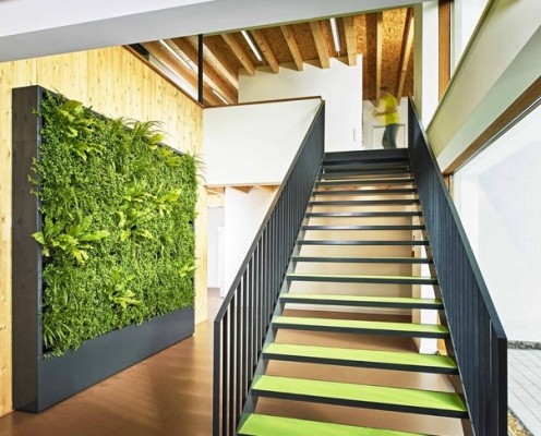 Vertikalbegrünung Körperwerk Stuttgart