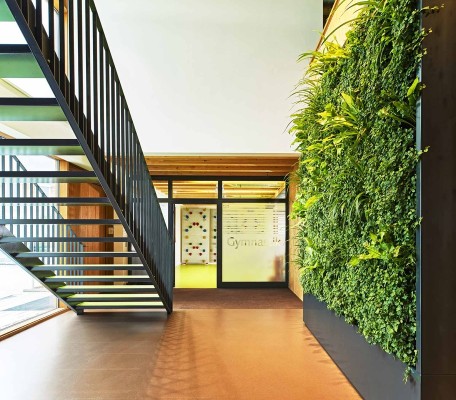 Vertikalbegrünung Körperwerk Stuttgart