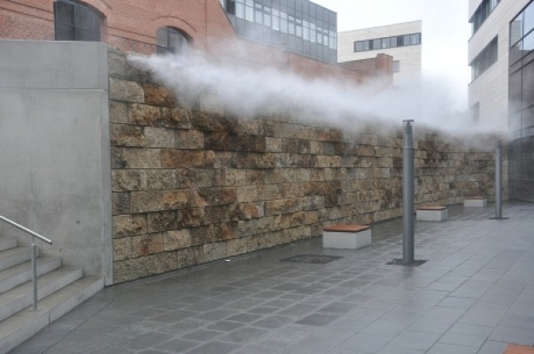 Vollautomatische Nebeldüsenanlage, Universität Kassel