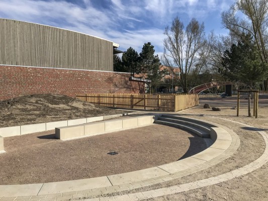 Neues Schulgelände in Hamburg-Harburg