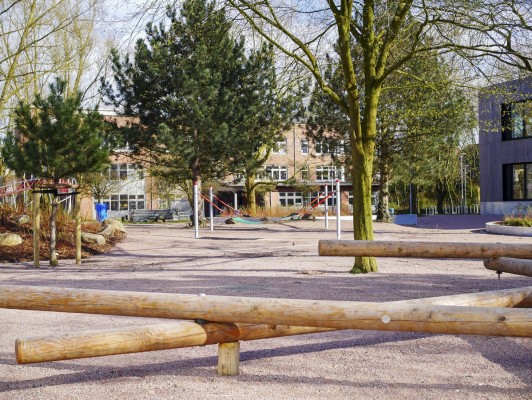 Neues Schulgelände in Hamburg-Harburg