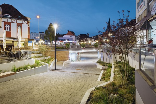 Beleuchtung Einkaufsstraße in Korbach