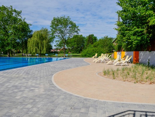 Außenanlagen im Freibad Tostedt