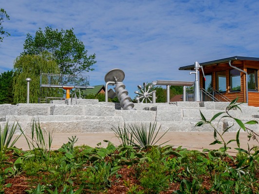 Außenanlagen im Freibad Tostedt