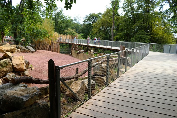Nashorngehege im Zoo Osnabrück