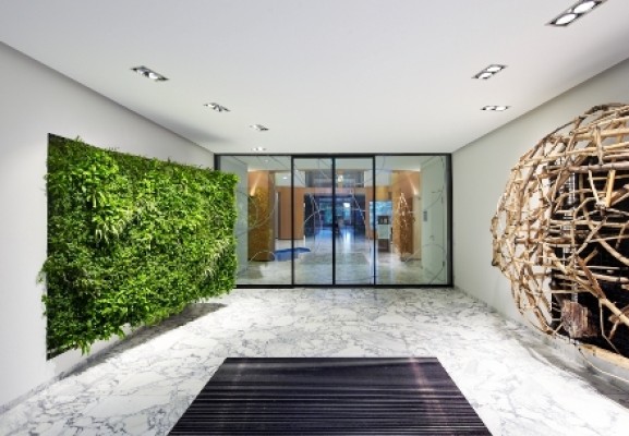 Vertikalbegrünung - ETHIANUM Klinik, Heidelberg